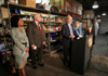 Photo of Commissioner Velez, Secretary Kuperus, Governor Corzine and Kathleen DiChiara of Community FoodBank
