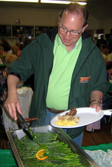 Photo of Secretary Fisher at Greenwich Egg and Asparagus Breakfast