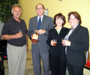 Photo of Maccherone, Secretary Fisher, Diane Holtaway and Margaret Brennan Tonetta