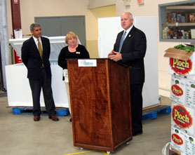 Photo of Senator Joe Kyrillos, Susan Kelly and Secretary Kuperus
