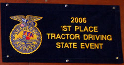 Photo of Tractor Contest Sign