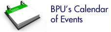 BPU's Calendar of Events