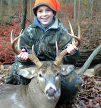 Youth with nice buck