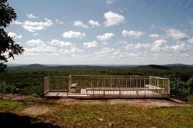 Former viewing platform at Wildcat Ridge