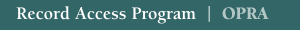 Record Access Program | OPRA