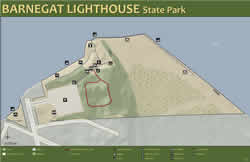 Barnegat Lighthouse State Park map
