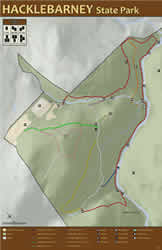 Hacklebarney State Park trail Map