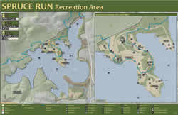 Spruce Run Recreation Area Map