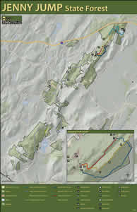 Jenny Jump State Forest Map