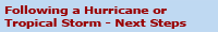 Following a Hurricane - Next Steps