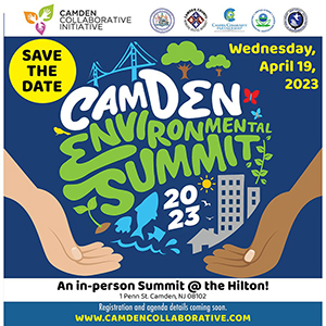 Logo for the 2023 Camden Environmental Summit.