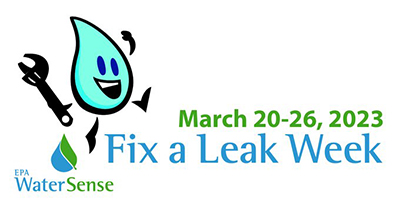 Logo for the 2023 Fix A Leak Week. Image by USEPA Water Sense.