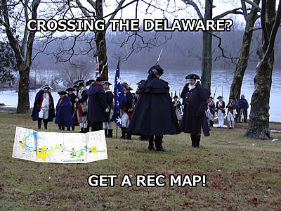 Crossing the Delaware? Get a Rec. Map!