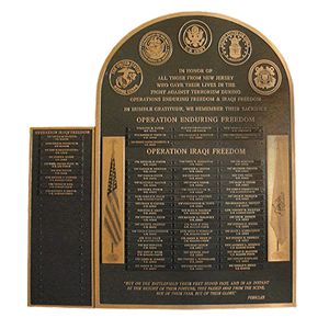 Fallen Heroes Memorial plague