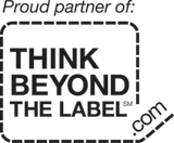 Think Beyond the Label logo