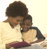 mom and son