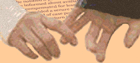 Photo of Hands Holding Victim Witness Advocacy