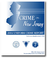 Crime In New Jersey - 2004 Uniform Crime Report Cover