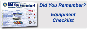 Did You Remeber? Equipment Checklist
