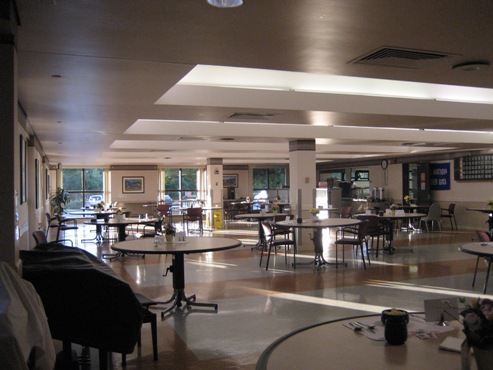 The dining room at Paramus Veterans Home