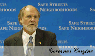Governor Corzine at Press Conference