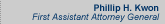 First Assistant Attorney General