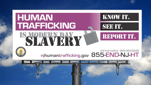 Human Trafficking Awareness Campaign Billboard