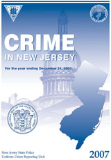Crime In New Jersey - 2007 Uniform Crime Report Cover