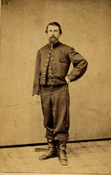 Captain Charles A. Angel, 35th NJ Volunteers,  Photographer: Good and Stokes, Trenton, NJ