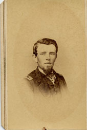 Captain Ezra Stewart, 40th NJ Volunteers, Photographer: J. Kirk, Newark, NJ