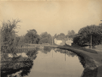 "Canal at Boonton, looking East." [showing basin near foot of plane]
