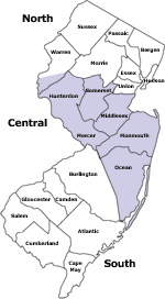 central region map