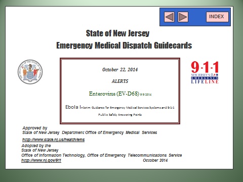 Office of Emergency Telecommunications Services New Jersey Emergency