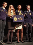 Photo of a presentation at 2024 State FFA Convention