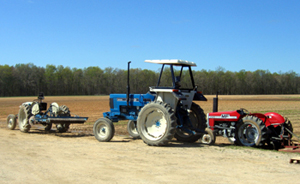 Photo of farm vehicles
