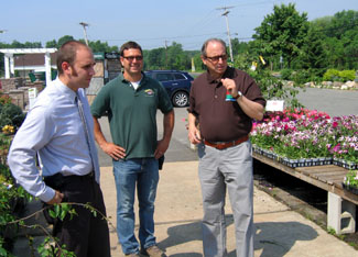 Photo of Dominick Mondi, Tim Serinese and Secretary Fisher