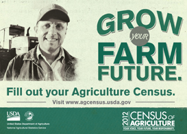 2012 Census of Agriculture Advertisement - Click to enlarge