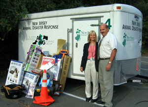 Photo of Holly Chmil, NJDA Emergency Management Coordinator, and Ken Mandoli