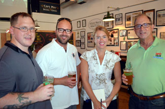 Photo of Assemblyman Bob Andrzejczak, owner Ryan Krill, Diane Stopyra and Secretary Fisher 