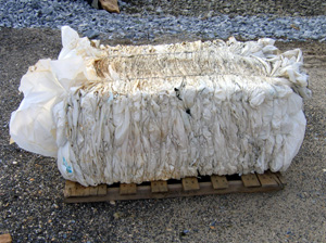 Photo of bale of plastic film