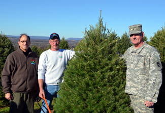 Photo of Secretary Fisher, John Wyckoff and General Grant