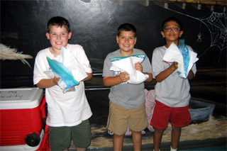 Photo of students making ice cream