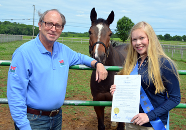 Photo of Secretary Fisher and Kirsten Jeansson