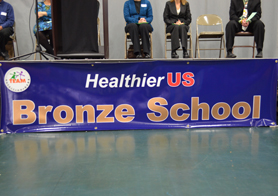 Photo of Bronze Award Sign - Click to enlarge