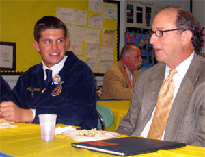 Photo of Jimmy Nardelli and Secretary Fisher