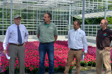 Photo of Secretary Fisher, Gunter Lennon, Bruce Eklund and Dominick Mondi