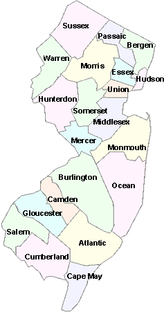 NJ State Map