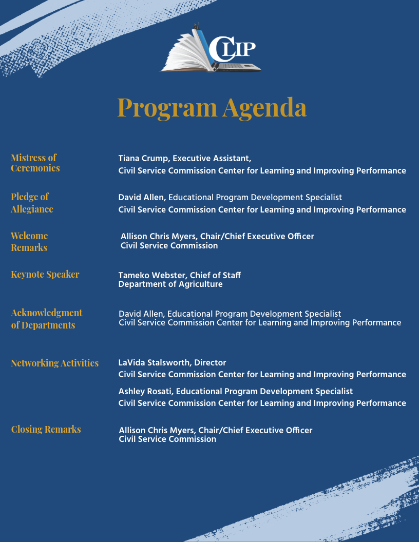 Civil Service Commission | State Student Intern Meet and Greet Program