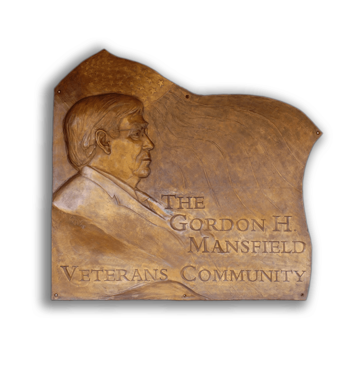 SOLDIER ON GORDON MANSFIELD plaque