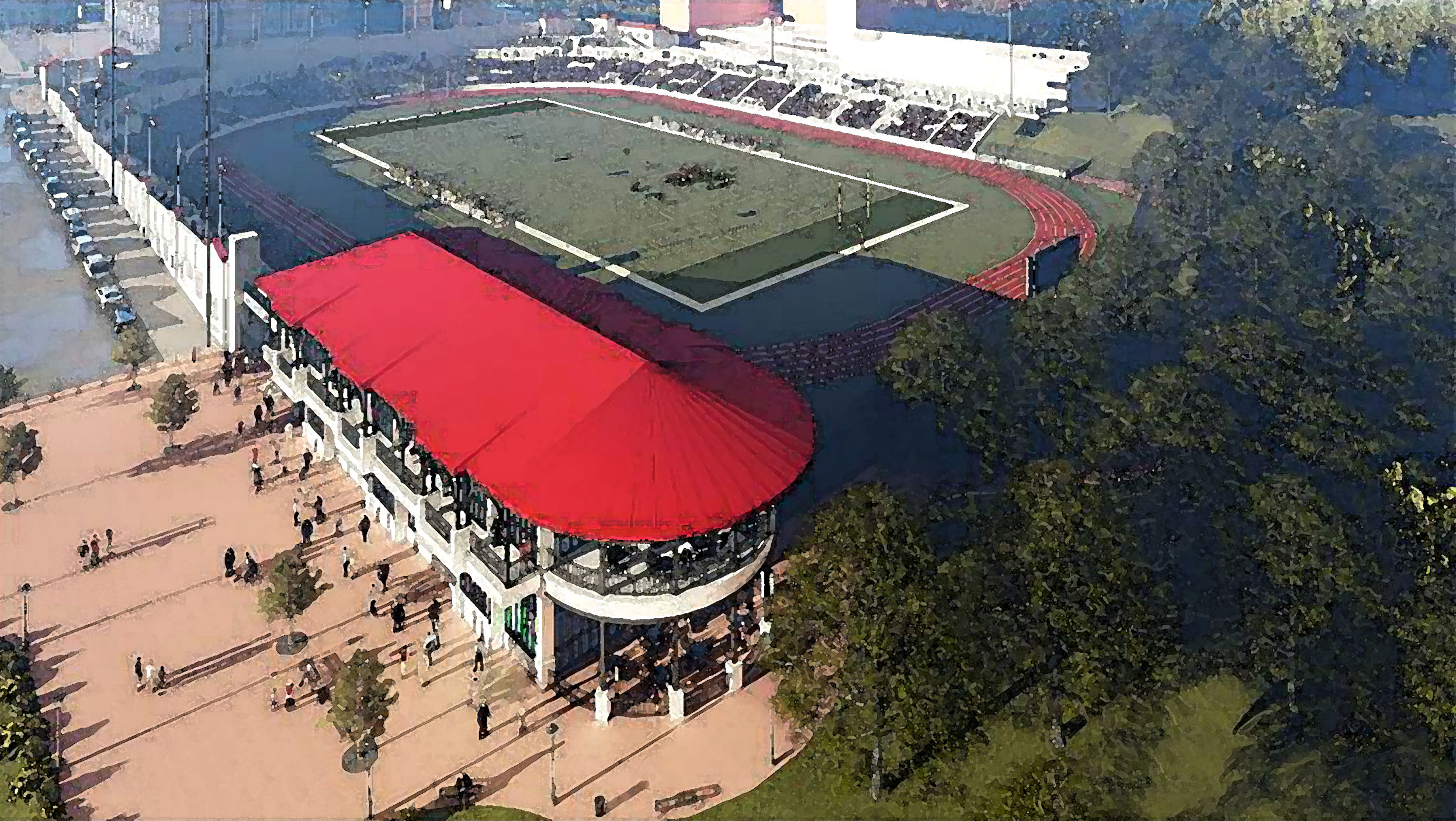rendering of renovated hinchliffe